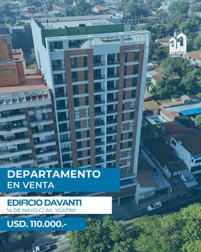 Departamento de 2 dormitorios en venta.