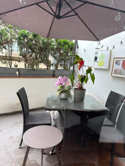 MIRAFLORES DEPARTAMENTO EN PRIMER PISO CON TERRAZA 