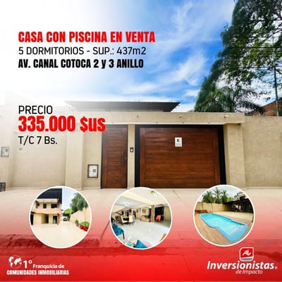 CASA CON PISCINA EN VENTA
