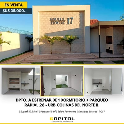 Departamento en venta en condominio al norte