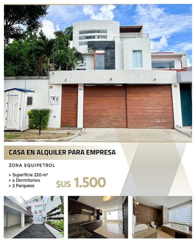 CASA EN ALQUILER DE 4 DORMITORIOS EN BARRIO SIRARI