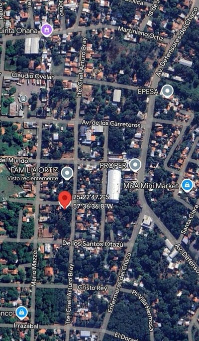 Terreno de 1.232 m² en Puerto Pabla | Lambaré