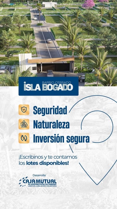 EN VENTA LOTES EN ISLA BOGADO LUQUE 