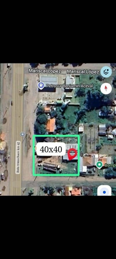 Vendo Propiedad en Benjamin Aceval s/ Ruta Principal - P/ Desarrollo 