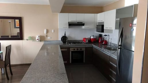 Alquilo Duplex 183 m² con Terraza Amoblado de 03 Dorm en Miraflores