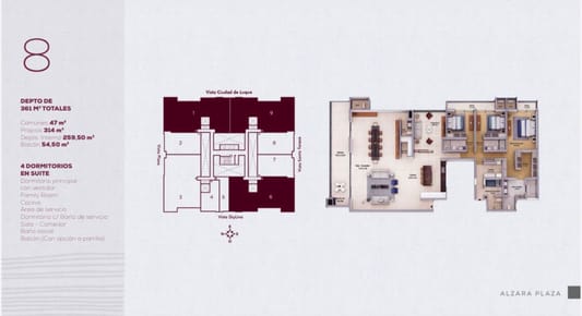 VENDO SEMIPISO EN EL ALZARA PLAZA YCUA SATI ASUNCION