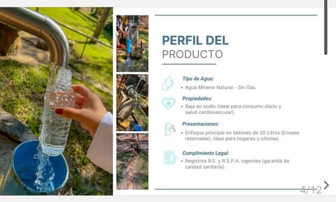 PLANTA EMBOTELLADORA AGUA DE MANANTIAL