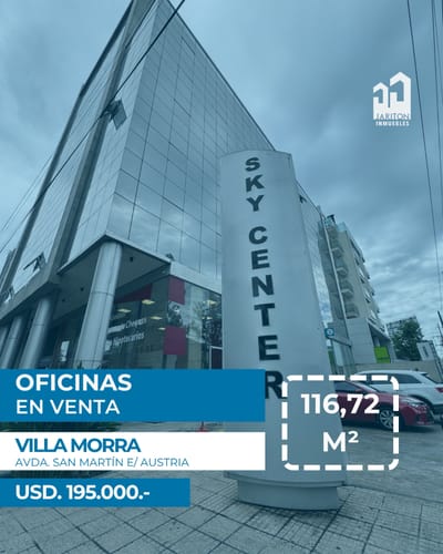 OFICINA A LA VENTA EN SKY CENTER