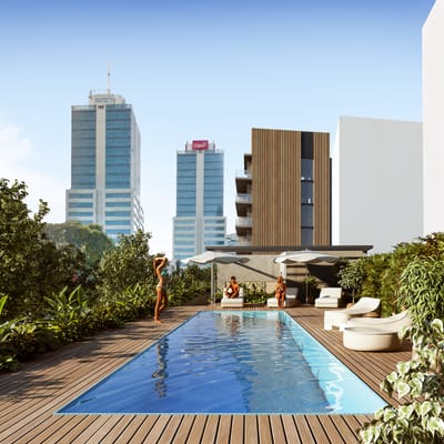 Venta de apartamento de 2 dormitorios en Novus Veintiséis, Pocitos