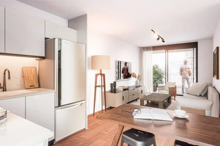 Apartamento monoambiente en venta, Kiu Tower Santiago