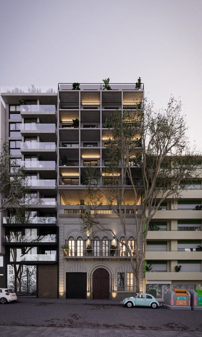 Venta de apartamento dúplex de 1 dormitorio en Palacio Cardonnet, Cordón