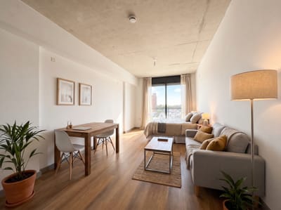 Alquiler de monoambiente en Pocitos Nuevo, Edificio Be One Bernardina