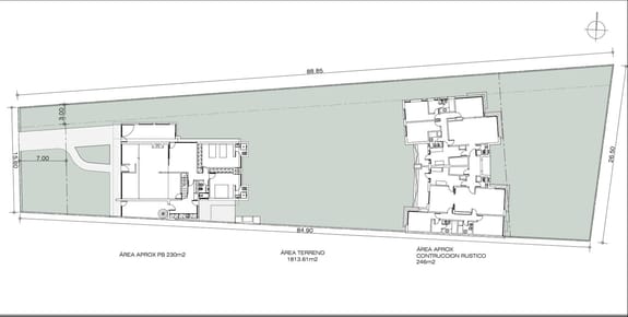 Venta Casa a reciclar Carrasco 1814m2 terreno
