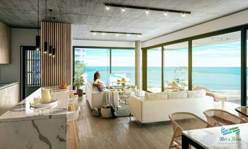 Venta de apartamento 3 dormitorios 3 baños en pozo primera linea playa Mansa