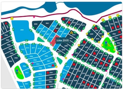 Venta de terreno de 1.514 m2 en club del lago cerca de la laguna