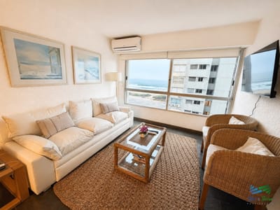 En venta apartamento 1 dormitorio, frente al Mar, excelente vista a la Brava, Punta del Este