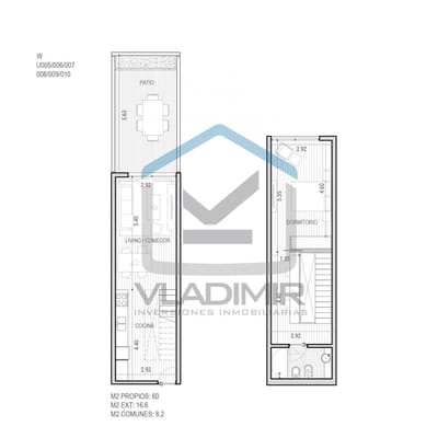 Departamento en venta de 2 ambientes en Punta Carretas