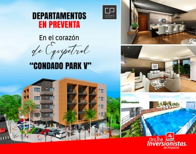 LUJOSOS DEPARTAMENTO EN PRE VENTA - EQUIPETROL