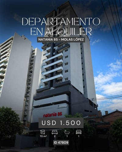 ALQUILO– DEPARTAMENTO DE 2 DORMITORIOS CON COCHERA