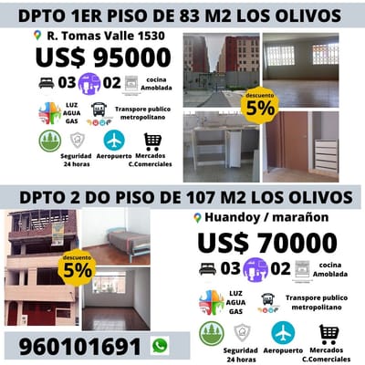 Vendo dpto de 107 m2