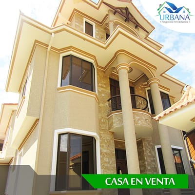 CBBA- HERMOSO CHALET EN VENTA ZONA RESIDENCIAL