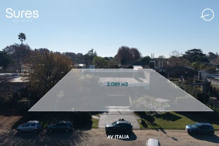 Venta de Terreno sobre Av. Italia
