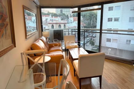 Alquiler de apartamento de 1 dormitorio amoblado en Pocitos, Montevideo