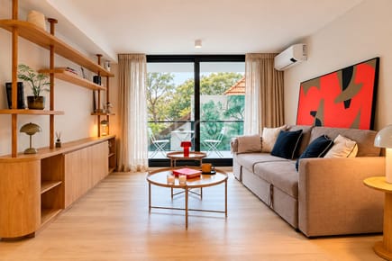 Alquiler de apartamento de 1 dormitorio amoblado a estrenar, con garaje en Punta Carretas - ODA