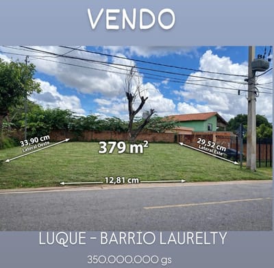 VENDO HERMOSO TERRENO EN LUQUE SOBRE ASFALTO