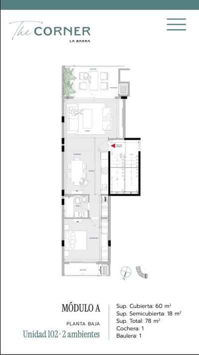 venta de departamento en pozo 1 dorm