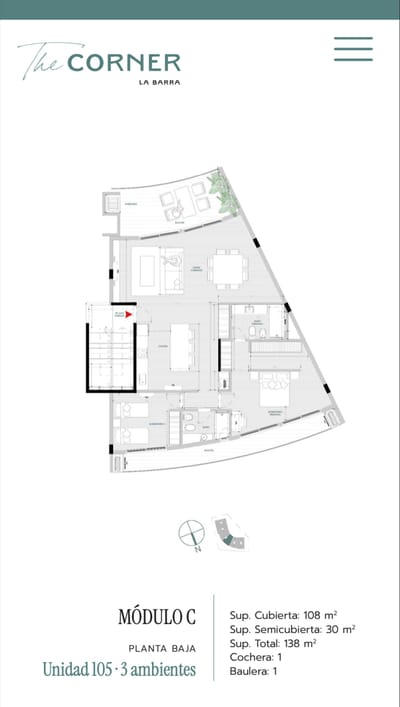Venta departamento en pozo 2 dormitorios