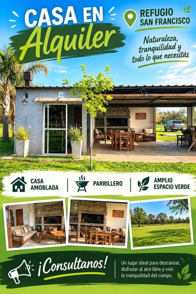 CASA DE CAMPO EN COSTAS DEL SAN FRANCISCO