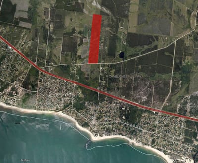 Campo de 23,2 hás con frente a Ruta 103 Araminda