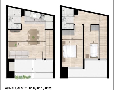 APARTAMENTO 2 DORMITORIOS CON PARRILLA EN 3 CRUCES