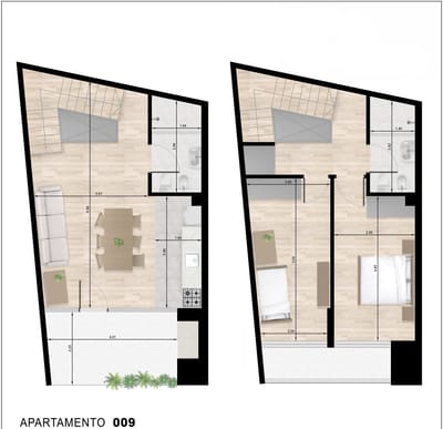 APARTAMENTO 2 DORMITORIOS CON PARRILLA EN 3 CRUCES