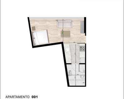 MONOAMBIENTE EN VENTA EN 3 CRUCES