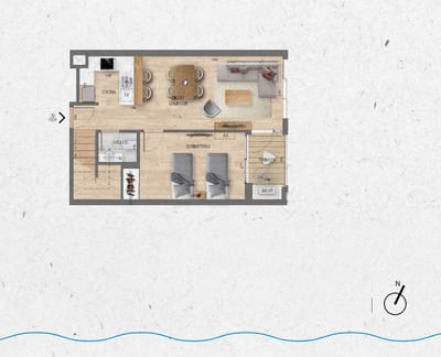 VENTA Duplex 3 dormitorios Lago Calcagno