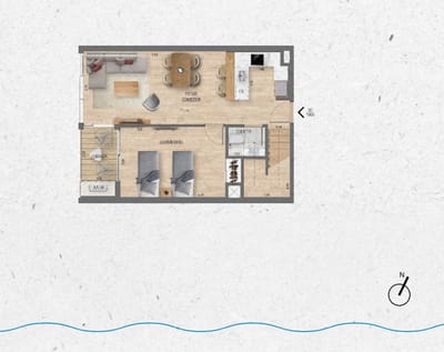 VENTA Duplex 3 dormitorios Lago Calcagno