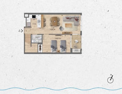 VENTA Duplex 3 dormitorios Lago Calcagno