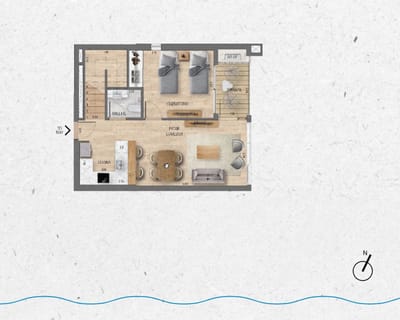 VENTA Duplex 3 dormitorios Lago Calcagno