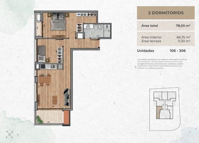 VENTA Apartamento CIUDAD DE LA COSTA 2 dormitorios