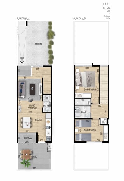 VENTA APARTAMENTO 2 DORMITORIOS EN POZO EN PRADO