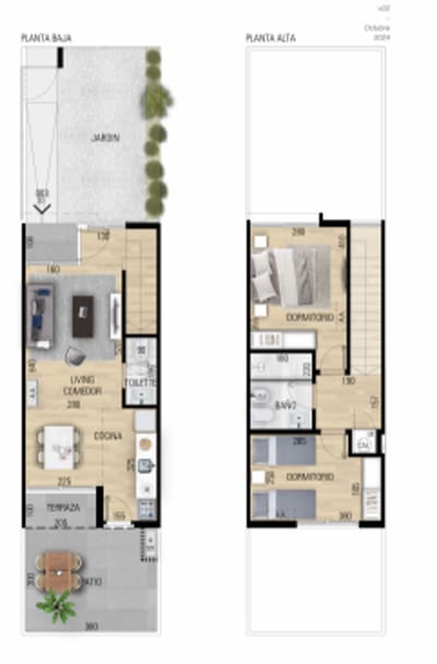 VENTA DE APTO DOS DORMITORIO EN POZO EN PRADO