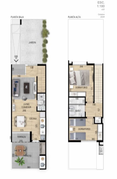 VENTA DE APTO DOS DORMITORIO EN POZO EN PRADO