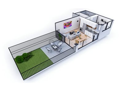 Venta apartamento 1 Dorm. 01 Vista La Blanqueada