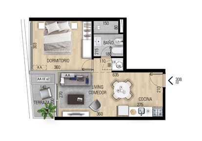 VENTA APARTAMENTO 1 DORMITORIO EN POZO EN PRADO