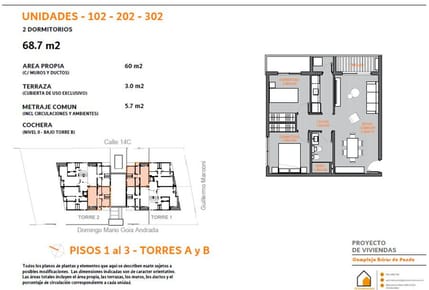 Venta Pando apartamento 2 dorm., gimasio, piscina