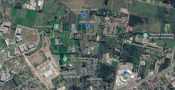 Venta Terreno 8407 m2 cerca de Cno de los Horneros