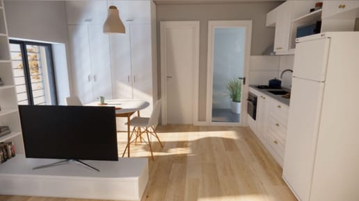 VENTA MONOAMBIENTE CON BALCON A ESTRENAR CORDON