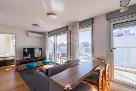ALQUILER APTO C/MUEBLES GRAN TERRAZA GJE POCITOS